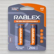 Акумулятор Rablex AA HR6 Ni-MH, 2100mAh, 1,2V, 2шт/уп